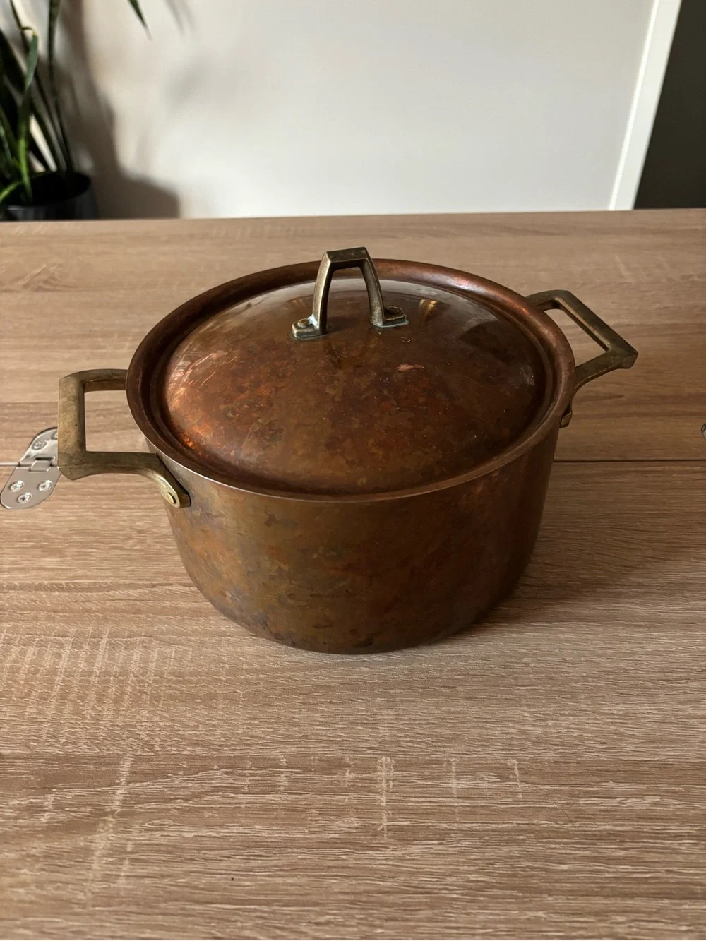 Vintage Paul Revere USA Copper Stockpot- 7.5in 3 Quart